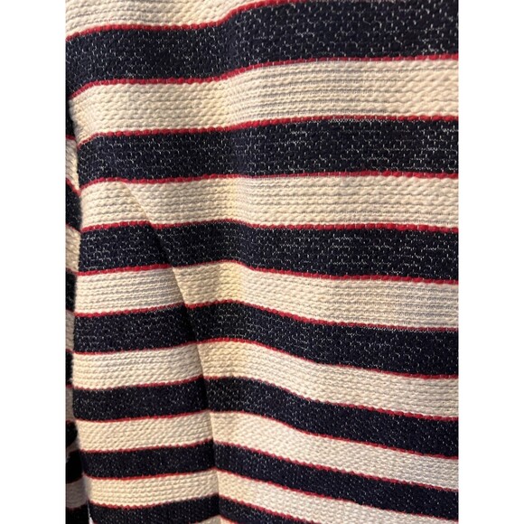 CAbi Collection Cruise Jacket Womens 6 Stripe Knit Blazer nautical preppy Sailor - Picture 10 of 11